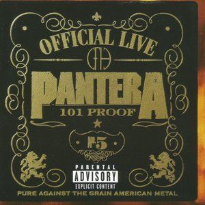 SOLD !!Pantera ‎– Official Live: 101 Proof Audio Compact DIsc Case and Inserts